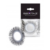 Круглое эрекционное кольцо с длинными «ресничками» - Sextaz - в Балаково купить с доставкой