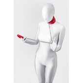 Красный ошейник с подкладкой из меха - ToyFa - купить с доставкой в Балаково