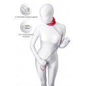 Красный ошейник с подкладкой из меха - ToyFa - купить с доставкой в Балаково