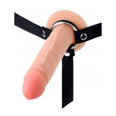 Мужской полый страпон на регулируемых ремнях - 18,5 см. - Sex Expert - купить с доставкой в Балаково