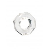 Прозрачное эрекционное кольцо в форме гайки - Sex Expert - в Балаково купить с доставкой