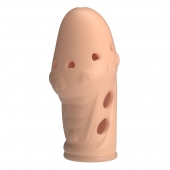 Телесная насадка на пенис Booker - 8 см. - Baile - в Балаково купить с доставкой