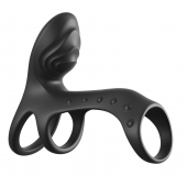 Черная насадка на пенис Ultimate Couples Cage Pro - Pipedream - в Балаково купить с доставкой