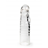 Прозрачная закрытая насадка на член - 15 см. - Sex Expert - в Балаково купить с доставкой
