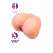 Реалистичный мастурбатор в форме попки с 2 любовными входами - No Name - в Балаково купить с доставкой