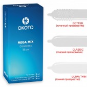 Презервативы OKOTO Mega Mix - 18 шт. - Sitabella - купить с доставкой в Балаково