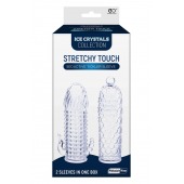 Набор из 2 прозрачных насадок на член Seductive Tickler Sleeves Set - NMC - в Балаково купить с доставкой