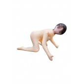 Телесная надувная секс-кукла в позиции догги-стайл - NMC - в Балаково купить с доставкой