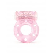 Розовое эрекционное виброкольцо с бабочкой - 1137 - в Балаково купить с доставкой