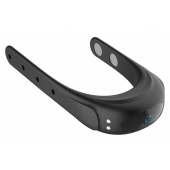 Черное эрекционное виброкольцо на ремешках - Boys of Toys - в Балаково купить с доставкой