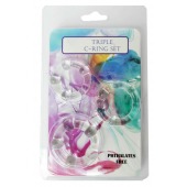 Набор из 3 эрекционных прозрачных колец - Boys of Toys - в Балаково купить с доставкой