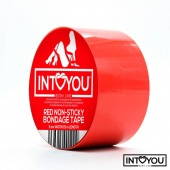 Красный скотч для фиксации Non-Sticky Bondage Tape - 15 м. - Intoyou - купить с доставкой в Балаково