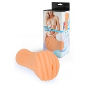 Эластичный мастурбатор в виде вагины телесного цвета - Sexy Girl - в Балаково купить с доставкой