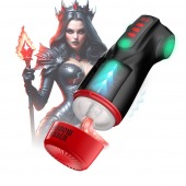 Интерактивный мастурбатор Raven с вакуумом, вибрацией и подсветкой - Shots Media BV - в Балаково купить с доставкой