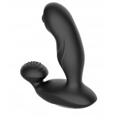 Черный вибромассажер простаты с вращающимся шариком - Secwell - в Балаково купить с доставкой