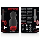 Черно-красный мастурбатор с вибрацией и всасыванием - JAMYJOB - в Балаково купить с доставкой