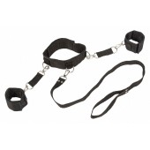 Ошейник с наручниками Bondage Collection Collar and Wristbands Plus Size - Lola Games - купить с доставкой в Балаково