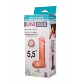 Фаллическая насадка Харнесс UNICOCK 5,5  - 17 см. - LOVETOY (А-Полимер) - купить с доставкой в Балаково