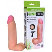 Фаллическая насадка Харнесс UNICOCK 7  - 19 см. - LOVETOY (А-Полимер) - купить с доставкой в Балаково
