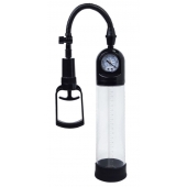 Чёрная вакуумная помпа A-toys с манометром и прозрачной колбой - A-toys - в Балаково купить с доставкой