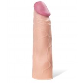 Реалистичная насадка с ярко выраженной головкой - 16,5 см. - A-toys - в Балаково купить с доставкой