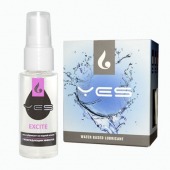 Гель-лубрикант на водной основе Excite с возбуждающим эффектом - 30 мл. - Sitabella - купить с доставкой в Балаково