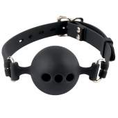 Силиконовый кляп-шар с отверстиями для дыхания Silicone Breathable Ball Gag Small - Pipedream - купить с доставкой в Балаково
