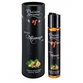 Массажное масло с ароматом экзотических фруктов Huile de Massage Gourmande Fruits Exotiques - 59 мл. - Plaisir Secret - купить с доставкой в Балаково