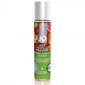 Смазка с ароматом тропических фруктов JO Flavored Tropical Passion - 30 мл. - System JO - купить с доставкой в Балаково