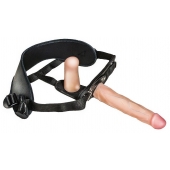 Женский страпон с вагинальной пробкой Woman Strap - 18 см. - LOVETOY (А-Полимер) - купить с доставкой в Балаково