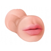 Двусторонний мастурбатор Goddess of Love - вагина и ротик - Lola Games - в Балаково купить с доставкой