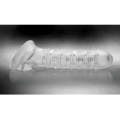 Утолщающая ребристая насадка на пенис - Доминирующее кольцо - в Балаково купить с доставкой