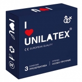 Ультрапрочные презервативы Unilatex Extra Strong - 3 шт. - Unilatex - купить с доставкой в Балаково