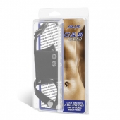 Кольцо на член и мошонку Cock Ring With 2  Ball Stretcher And Optional Weight Ring - BlueLine - в Балаково купить с доставкой