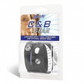 Утяжка для мошонки и пениса Cock Ring With 1  Ball Stretcher And Optional Weight Ring - BlueLine - купить с доставкой в Балаково