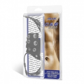Утяжка на пенис и мошонку Cock Ring With 1.5  Ball Stretcher And Optional Weight Ring - BlueLine - купить с доставкой в Балаково