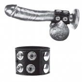 Ремень на член и мошонку 1.5  Cock Ring With Ball Strap - BlueLine - купить с доставкой в Балаково