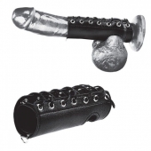 Сбруя на член на шнуровке 5  Cock Sheath - BlueLine - купить с доставкой в Балаково