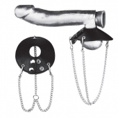 Утяжка-парашют на мошонку 3.5  Parachute Ball Stretcher - BlueLine - купить с доставкой в Балаково