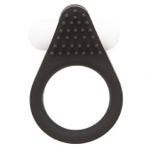 Чёрное эрекционное кольцо LIT-UP SILICONE STIMU RING 1 BLACK - Dream Toys - в Балаково купить с доставкой