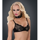 Полиуретановый ошейник с пуклями и D-кольцами Collar with Studs - Blush Novelties - купить с доставкой в Балаково
