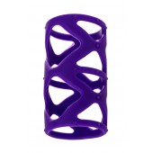 Фиолетовая насадка-сетка на пенис - 7,5 см. - A-toys - в Балаково купить с доставкой
