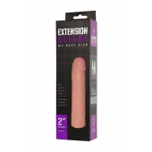 Насадка-удлинитель Extension sleeve телесного цвета - 18,5 см. - Sitabella - в Балаково купить с доставкой