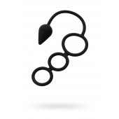 Тройное эрекционное кольцо с анальным хвостом Drop S-size - Erotist Adult Toys - в Балаково купить с доставкой