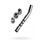 Металлический анальный душ с тремя насадками - ToyFa - купить с доставкой в Балаково