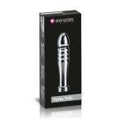 Ребристый фаллоимитатор для электростимуляции Funky Fella Rill Dildo - 13 см. - MyStim - купить с доставкой в Балаково