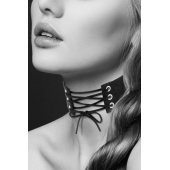 Оригинальный ошейник-чокер со шнуровкой - Bijoux Pour Toi - купить с доставкой в Балаково