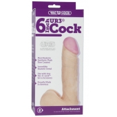 Ультра реалистичная насадка Vac-U-Lock  6  ULTRASKYN Cock - 17,3 см. - Doc Johnson - купить с доставкой в Балаково