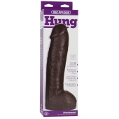 Большая насадка для трусиков Vac-U-Lock Realistic Hung - 31,7 см. - Doc Johnson - купить с доставкой в Балаково