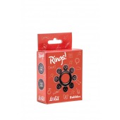 Чёрное эрекционное кольцо Rings Bubbles - Lola Games - в Балаково купить с доставкой